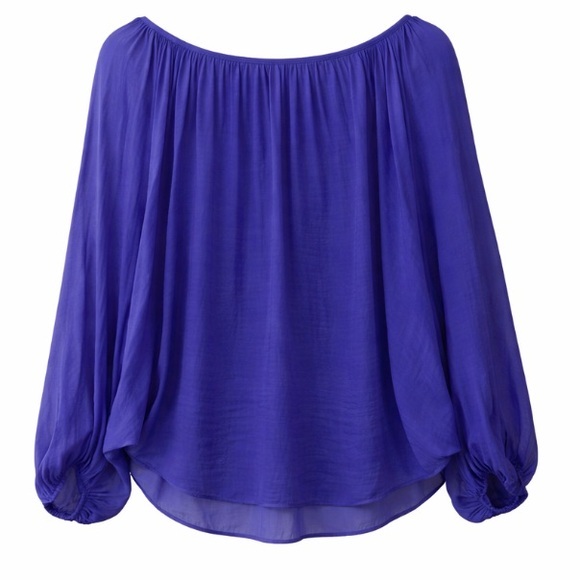 Purple Women's Blouse - Picture 4 of 4